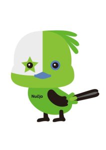 沼津エスペラント会のキャラクター “Nuĉjo”